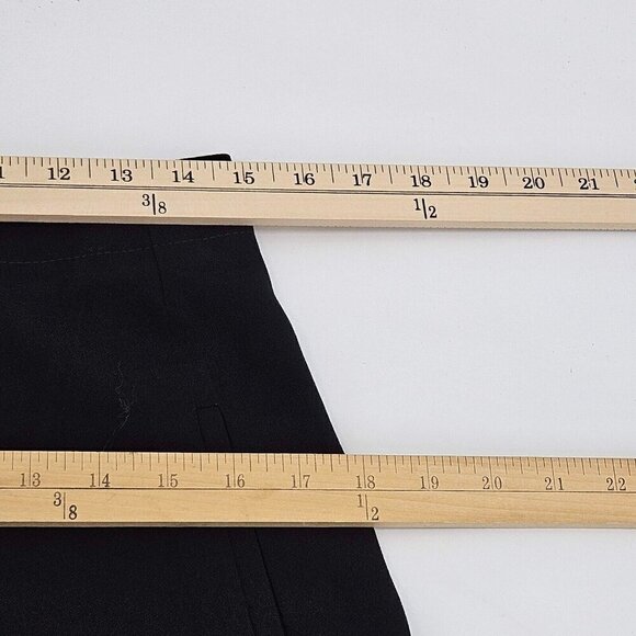 Anne Fontaine Argan Pants Black Maxi Trousers Fluid Crepe Women’s Size 42 US 10 - Picture 9 of 12